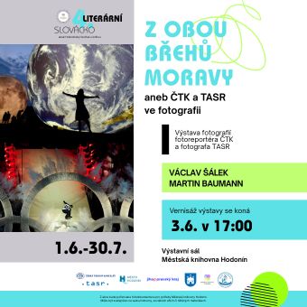 Výstava fotografií fotoreportéra ČTK Václava Šálka a fotografa TASR Martina Baumanna.
Vernisáž výstavy proběhne 3. 6. v 17:00.
Akci finančně podporuje Jihomoravský kraj.